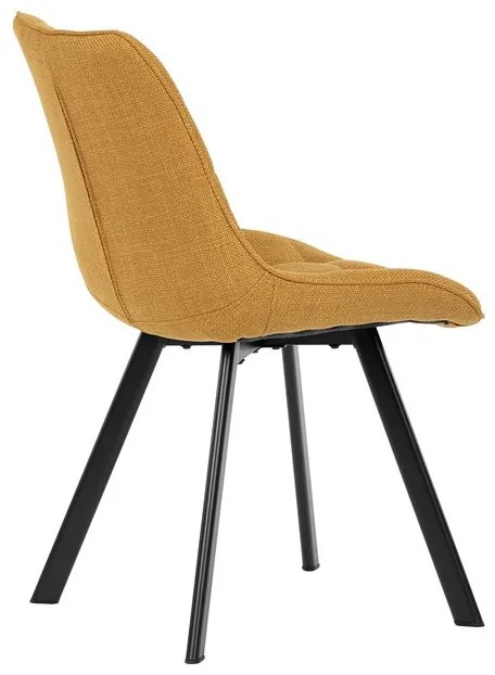 Étkezőszék sárga szövettel. HC-465 YEL2