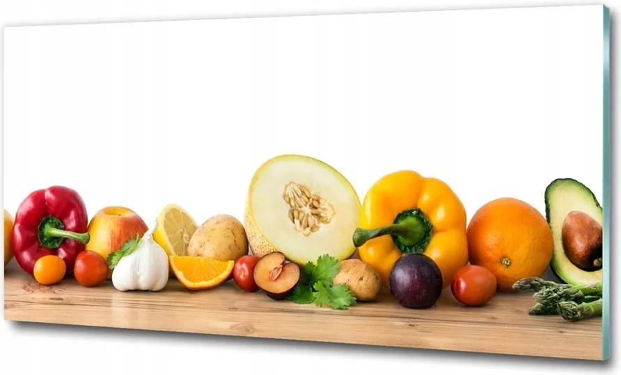 Fotó üvegkép Narancsok a víz alatt 125x50