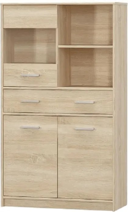 Vitrin 2D1W1S/80, sonoma tölgyfa, TEYO