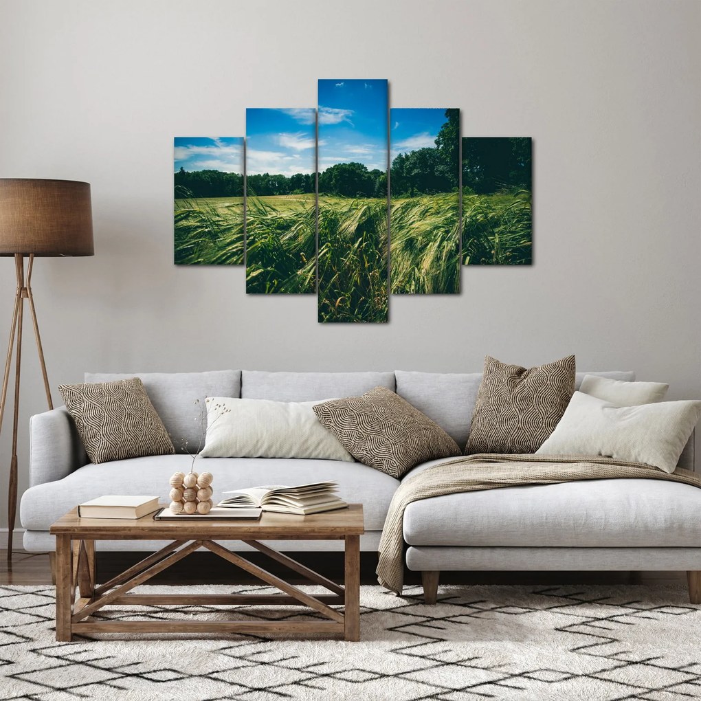 Rét és az erdő képe (150x105 cm)