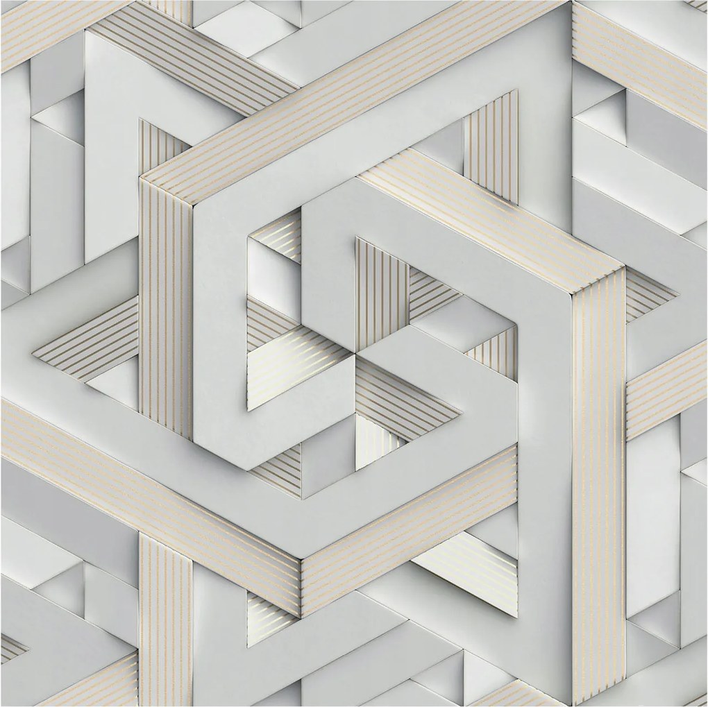 Fotótapéta Flizelina Dekoratív az irodába Illuzórikus formák 250x250 Ragasztó