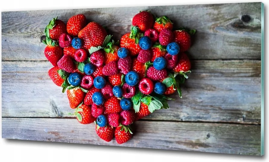 Fotó kép edzett üveg kávébab 125x50