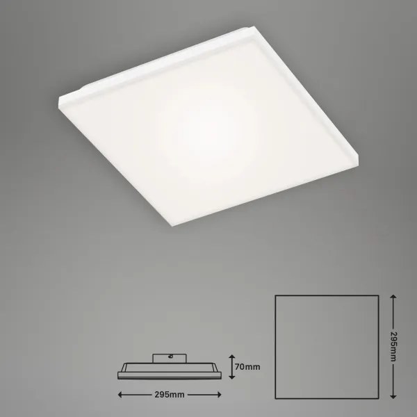 Briloner 7378-016 - LED Dimmelhető panel LED/12W/230V + + távirányító