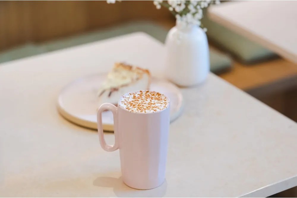 Rózsaszín agyagkerámia bögre szett 2 db-os 330 ml Fuori – Vialli Design