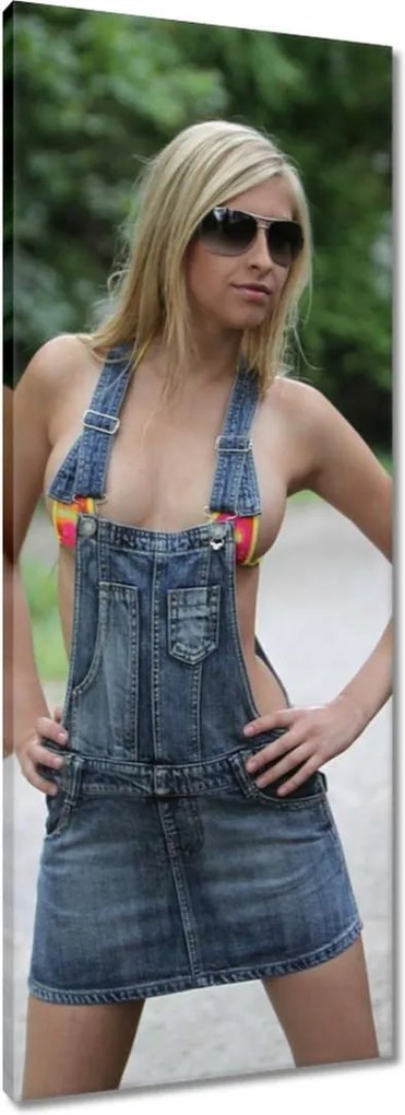 Vászonkép 40x100 Csaj Nő Lány