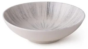 24 darabos étkészlet, szürke/porcelán