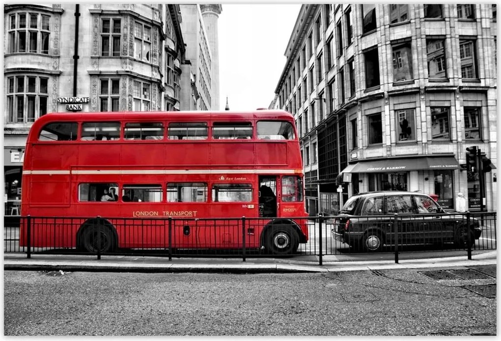 Poszterek 200x135 Piros busz London