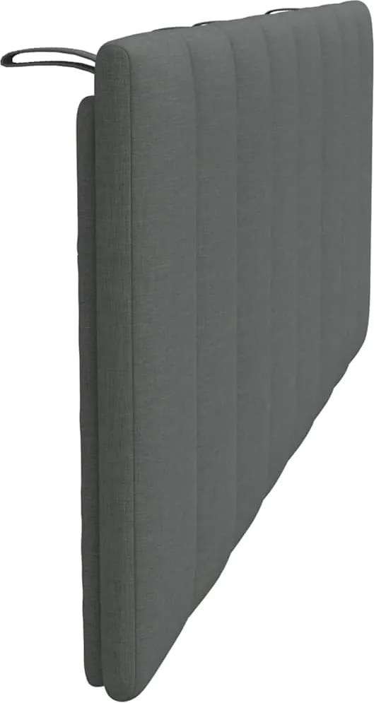 sötétszürke szövet fejtámla párna Hanko 140 cm