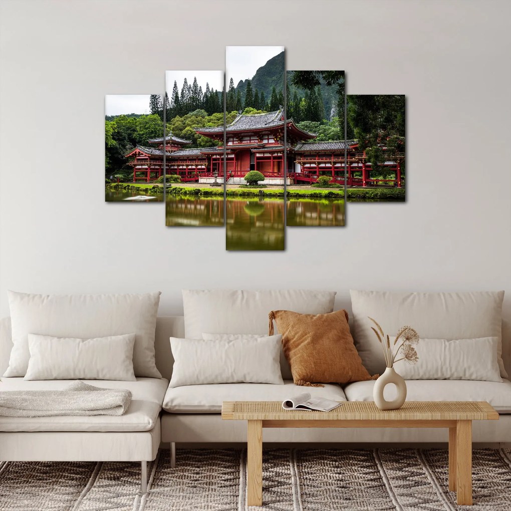 Kép - kínai építészet (150x105 cm)