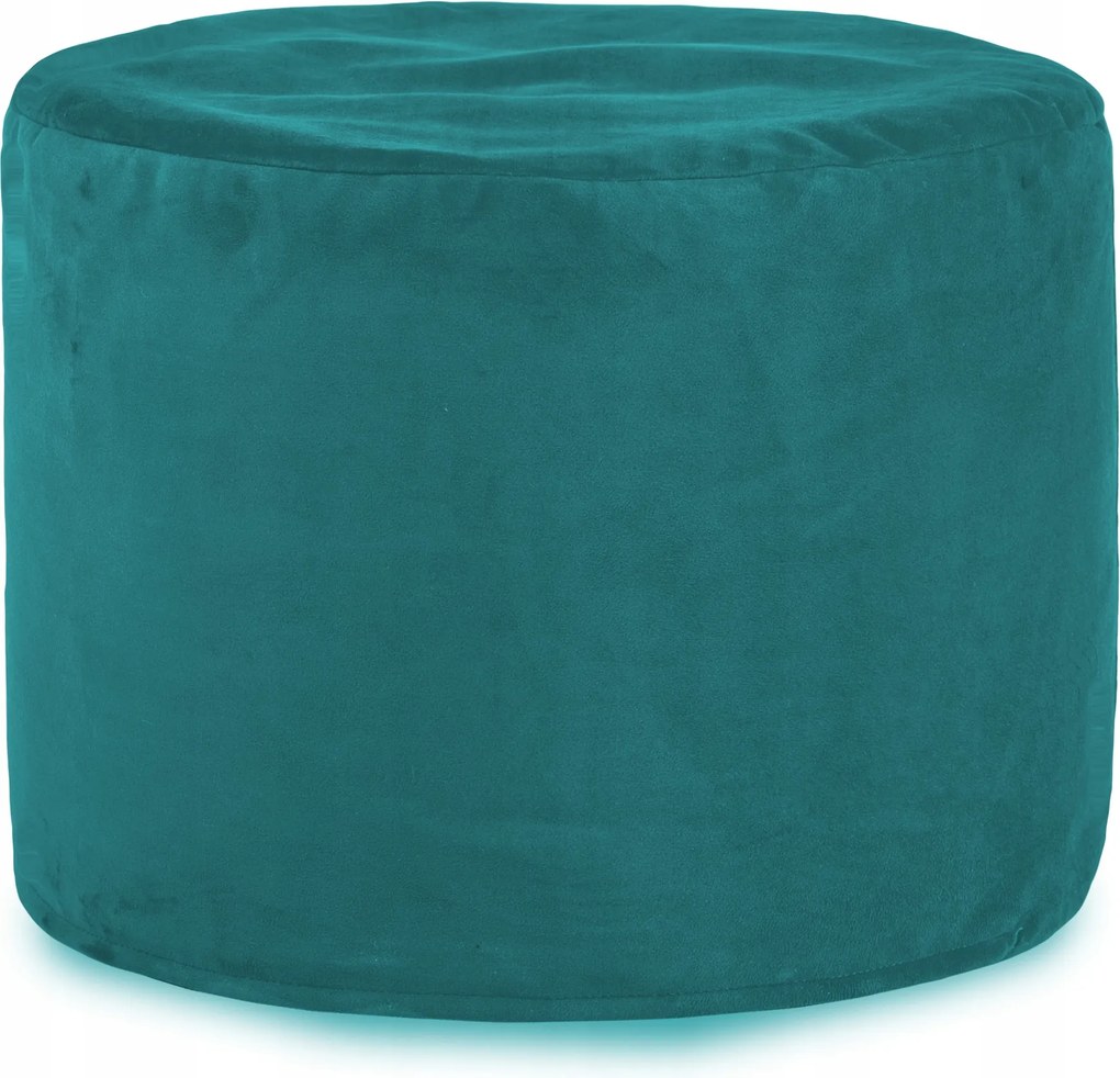 Cilindro Plüss Puff fotel Királykék