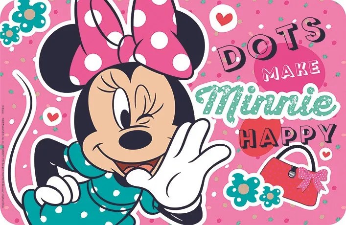 Disney Minnie Happy Dots tányéralátét 43x28 cm