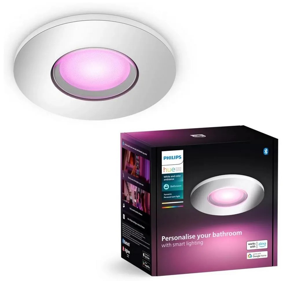Philips - LED RGBW Dimmelhető fürdőszobai lámpa Hue XAMENTO 1xGU10/4,2W IP44