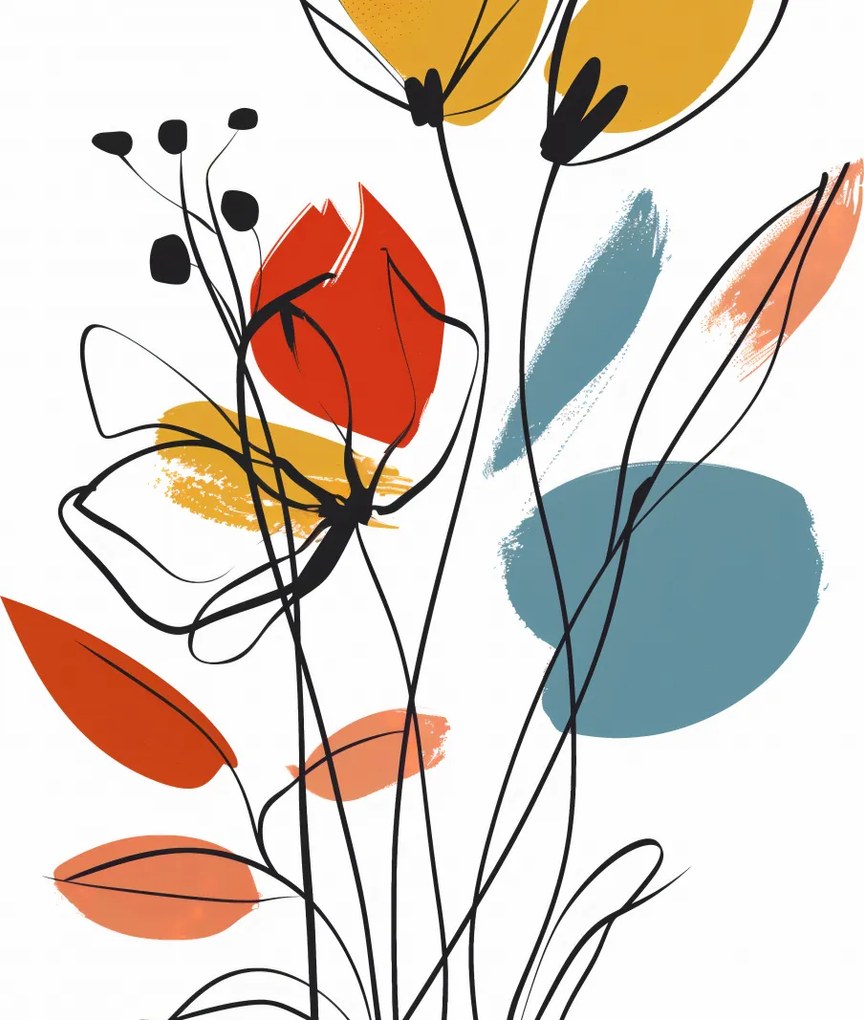 Poszter 80x80cm Kert a nyárban