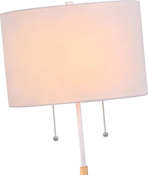 Állólámpa FOGO 2xE27/15W/230V fehér/bézs