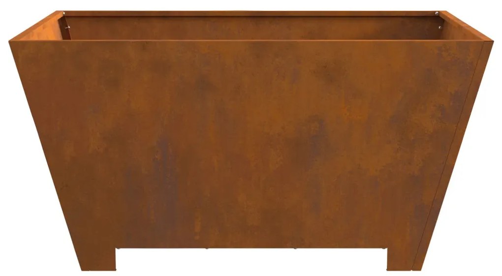 Tűzrakóhely Négyzetes 80x80x40 cm Időjárásálló Acél