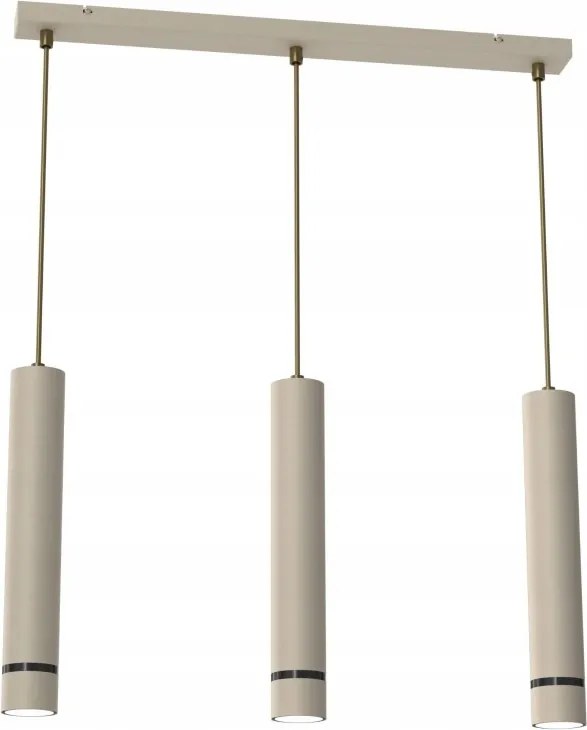 Függőlámpa Aurora Black Bézs Díszléc Line Led Mennyezeti Cső A Nappaliba