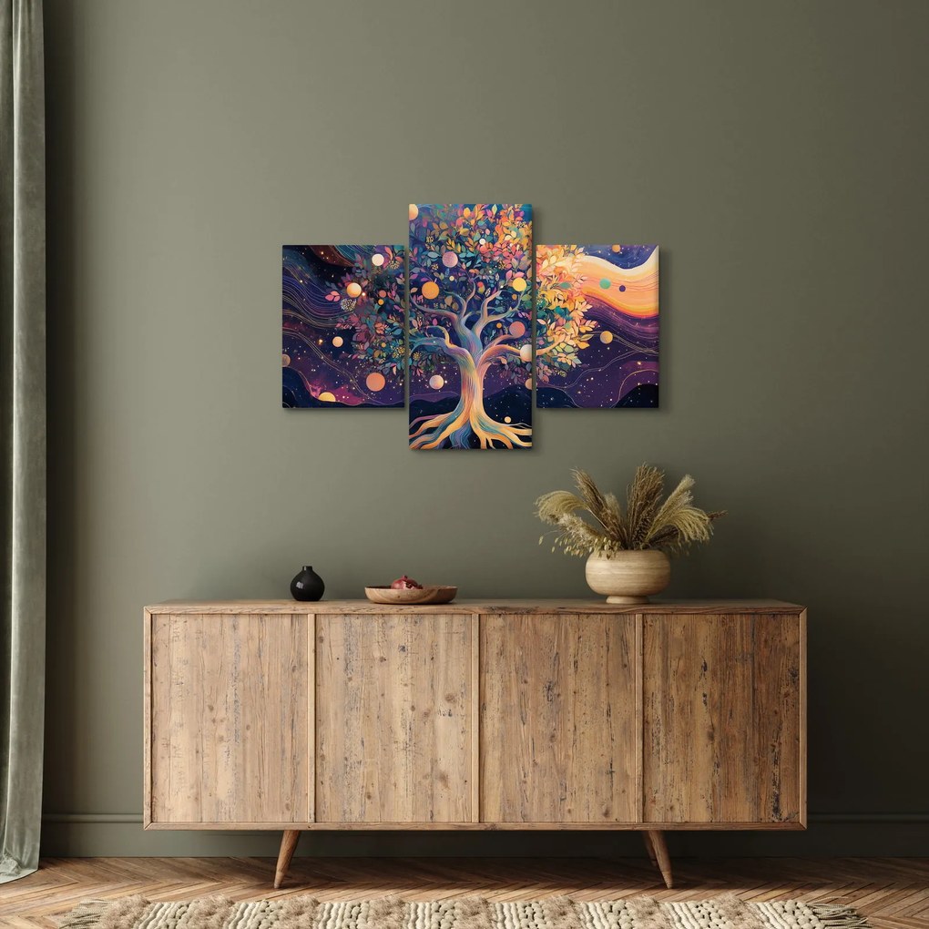 Kép – Lila fa tele energiával (90x60 cm)