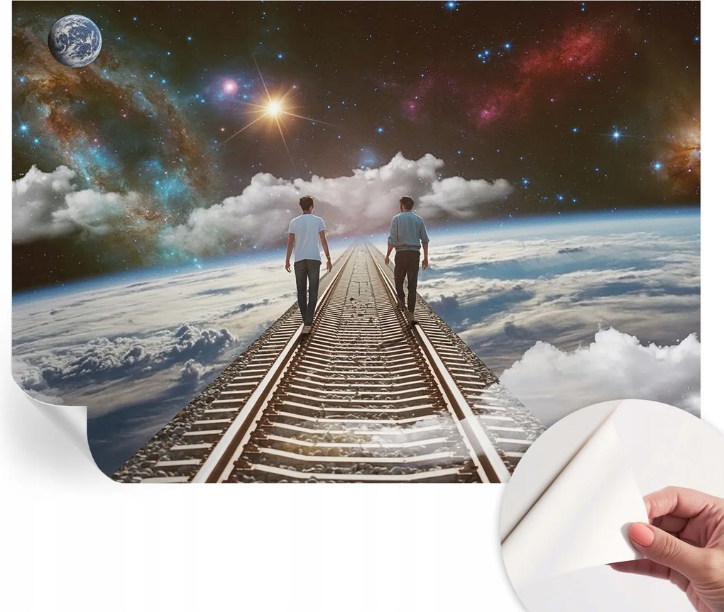 Öntapadós fotótapéta Falra 3D Loft Űrtúra 208x146 cm