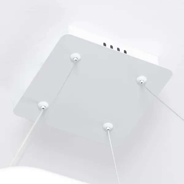 Brilagi - LED dimmelhető kábelre függeszthető csillár FALCON SLIM LED/50W/230V 50x50 cm fehér + távirányító