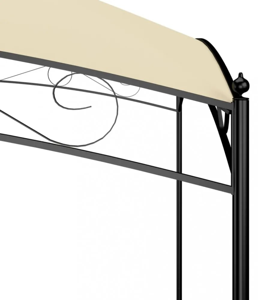 krémszínű pavilon 3 x 3 x 2,65 m 180 g/m²