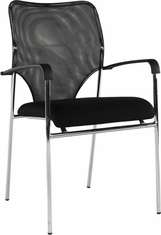 Szék tárgyalóterembe, fekete, UMUT