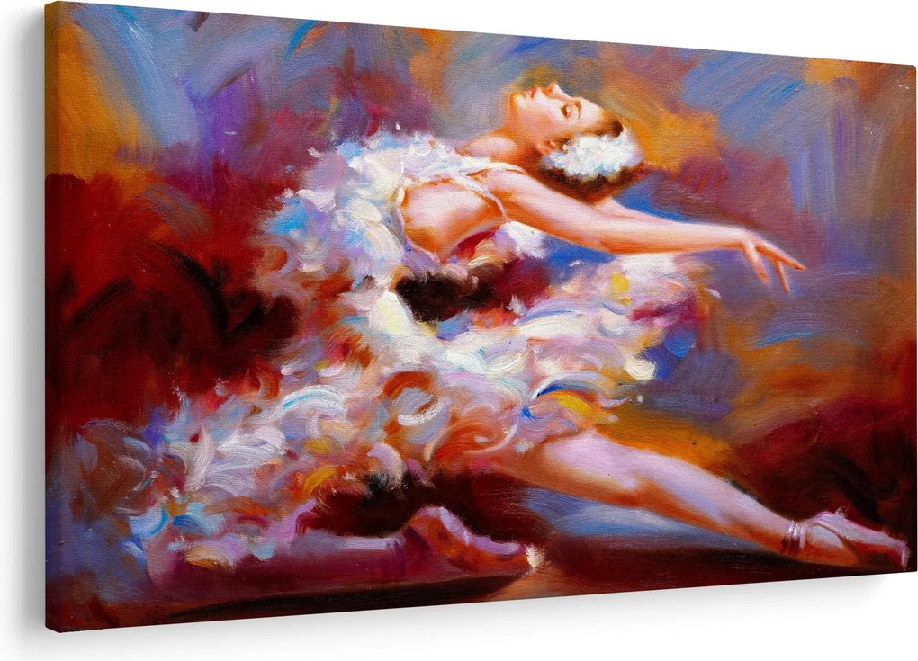 Kép - Balerina, festmény (90x60 cm)