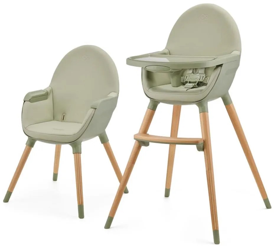 KINDERKRAFT FINI2 2 az 1-ben etetőszék bükk/zöld