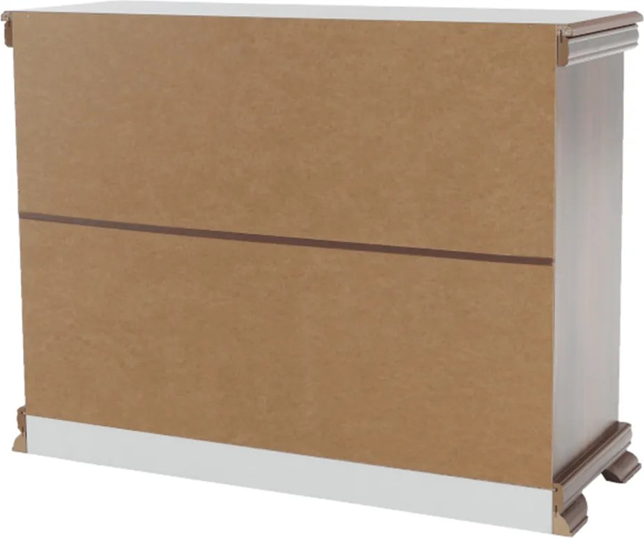 kétajtós komód fiókokkal, samoa king, KORA KK3