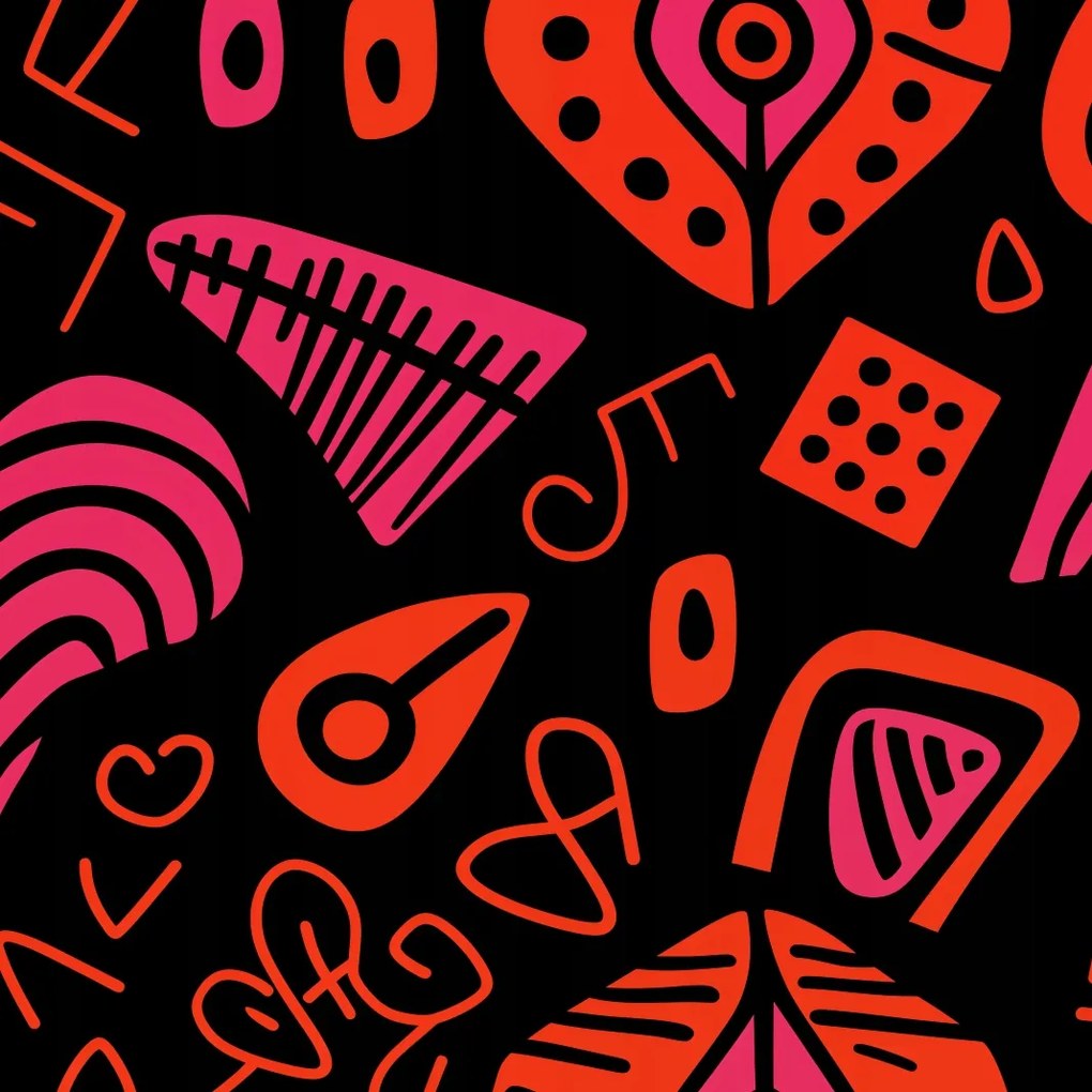 Poszter 50x50cm Ritmus Minták