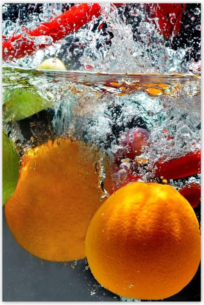 Poszterek 80x120 Gyümölcsös köpködés