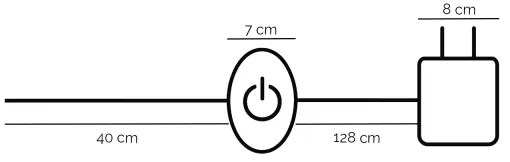 ONLI - LED állólámpa RINGS LED/58W/230V 4000K fekete