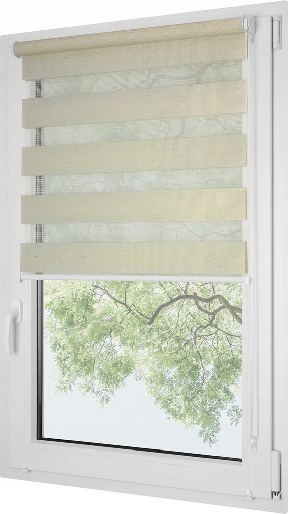 Redőny Éjjel-nappal Feszítővel Non-invazív 38x150 CM Bézs