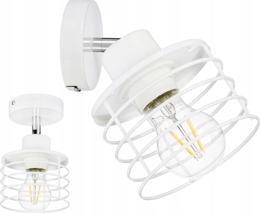 Fali Lámpa Állítható loft Rugó