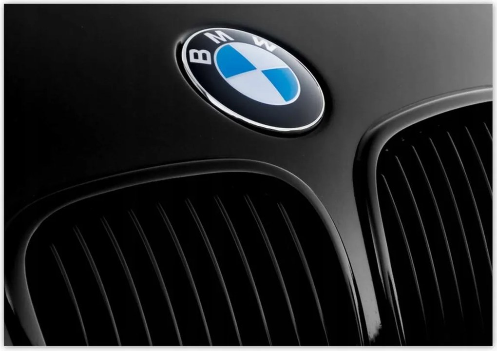 Poszterek 100x70 Bmw bélyeg a motorháztetőn