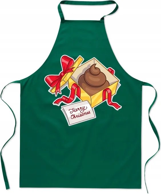 Konyhai kötény Vicces nyomtatás Merry Christmas Ajándék