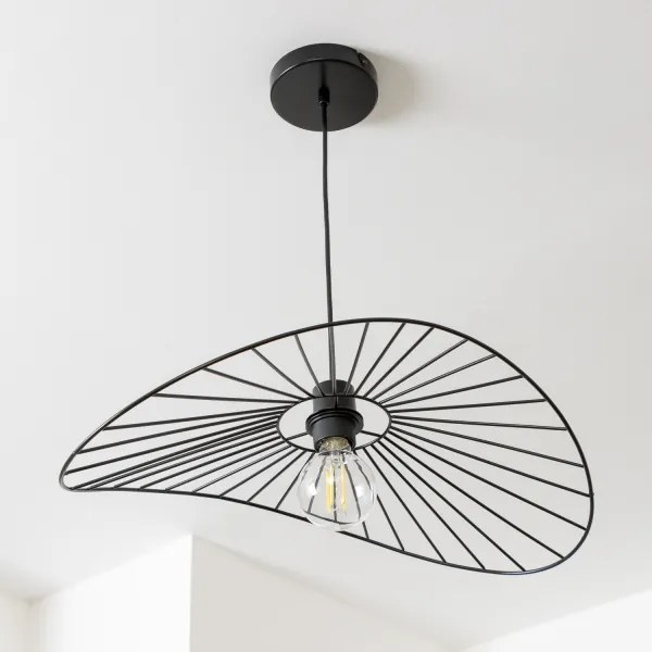 Brilagi - LED függeszték drótkábelen CERIA WIRE 1xE27/40W/230V 40x56 cm fekete