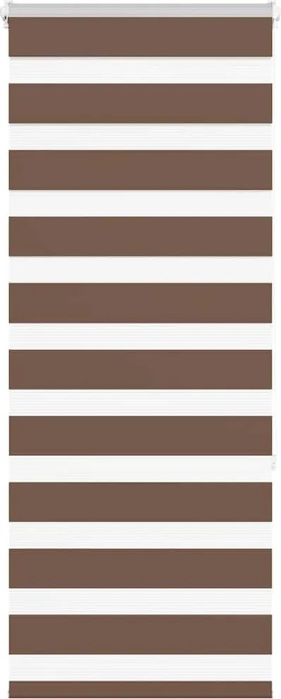 vidaXL zebrafüggönnyel barna szövetszélesség 55,9 cm poliészter