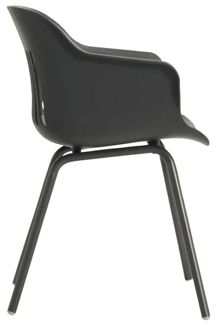 Sötétszürke műanyag kerti szék szett 2 db-os Jill Rondo – Hartman