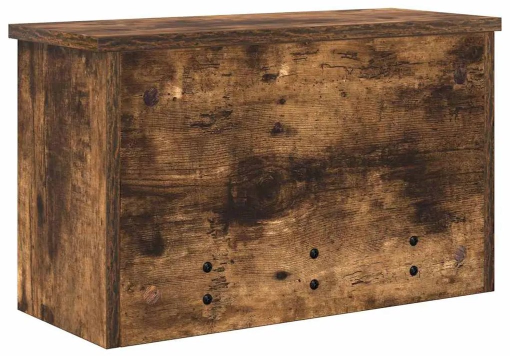 Fali Kabáthorog polcokkal Füstölt tölgy 50 x 20 x 30 cm Faanyag