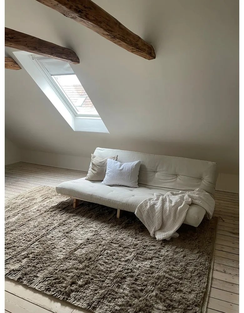Sárga kordbársony kanapé 200 cm Lean – Karup Design