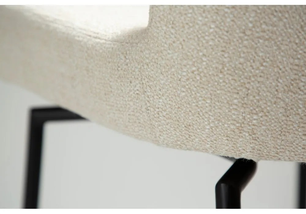 Krémszínű kárpitozott bárszék (ülésmagasság 67,5 cm) Glam – DAN-FORM Denmark