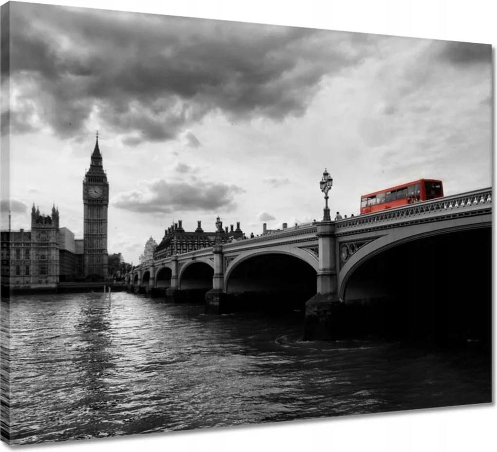 Vászonkép 50x40 Big Ben híd Anglia