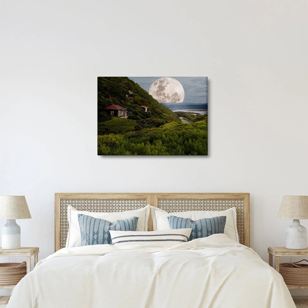 Holdas tájkép (70x50 cm)