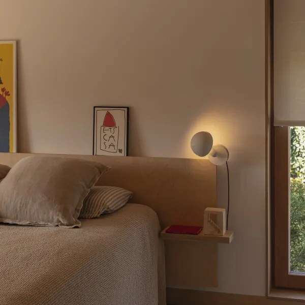 FARO 56101 - Csipeszes asztali lámpa 2in1 BELA 1xE27/15W/230V fehér