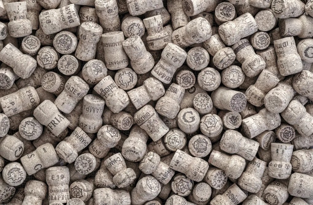 Poszter 91,5x60cm Pezsgős dugók, Assaf Frank