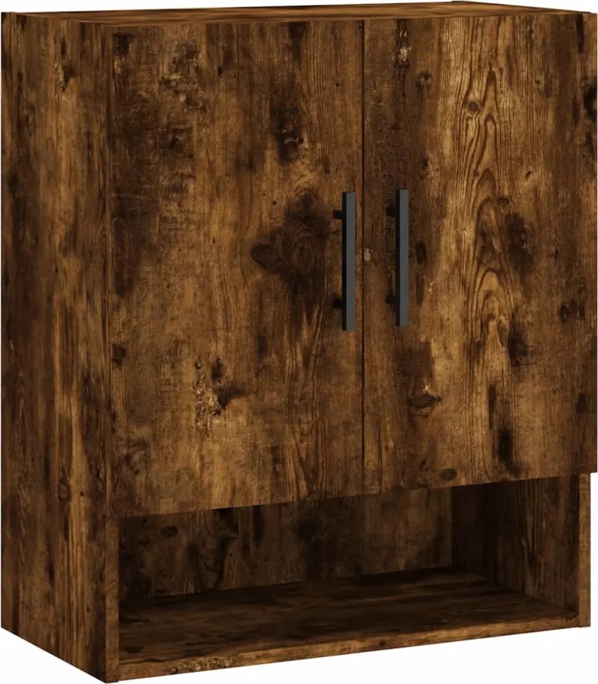vidaXL füstös tölgy színű szerelt fa fali szekrény 60 x 31 x 70 cm