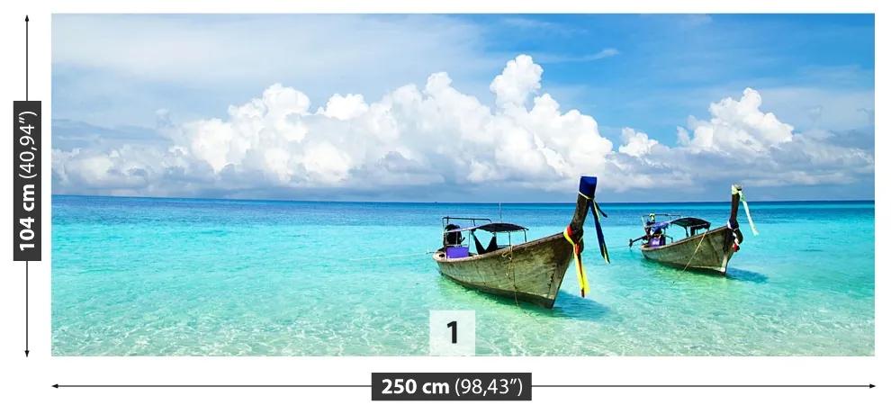 Fotótapéta Beach csónak 104x70 cm