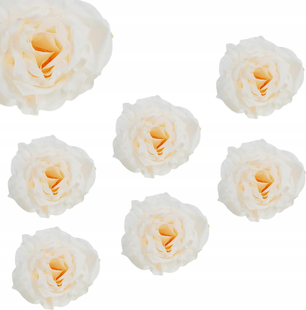 Rózsa Mesterséges Fej Mesterséges Termék Mint Élő VIP6438-AN009 6 db