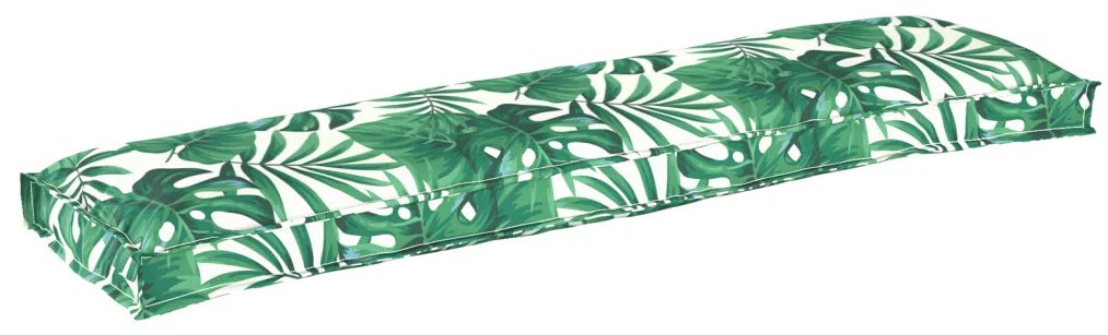 Raklap párna készlet Virágos 2 pcs Levélminta 150 x 40 x 8 cm