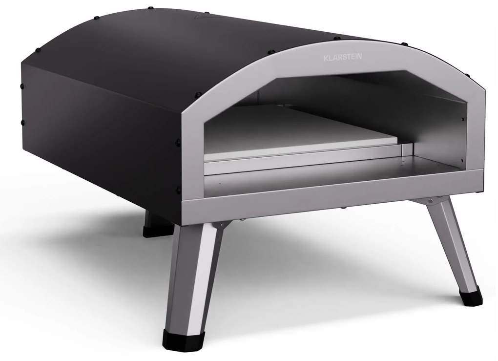 Klarstein LaFiamma pizzasütő kültéri használatra, Dupla fűtőelemek, 2000 W 450 °C-ig